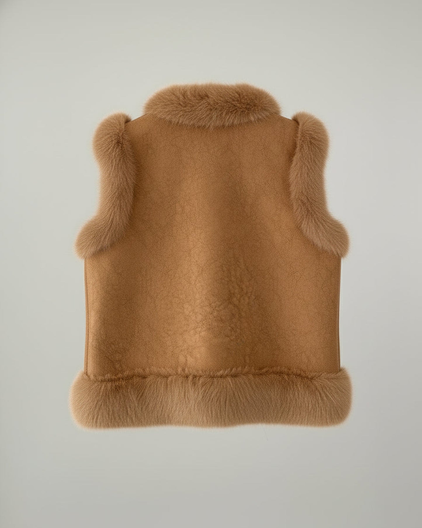 CHALECO BORDADOS COMBINADO EFECTO PELO