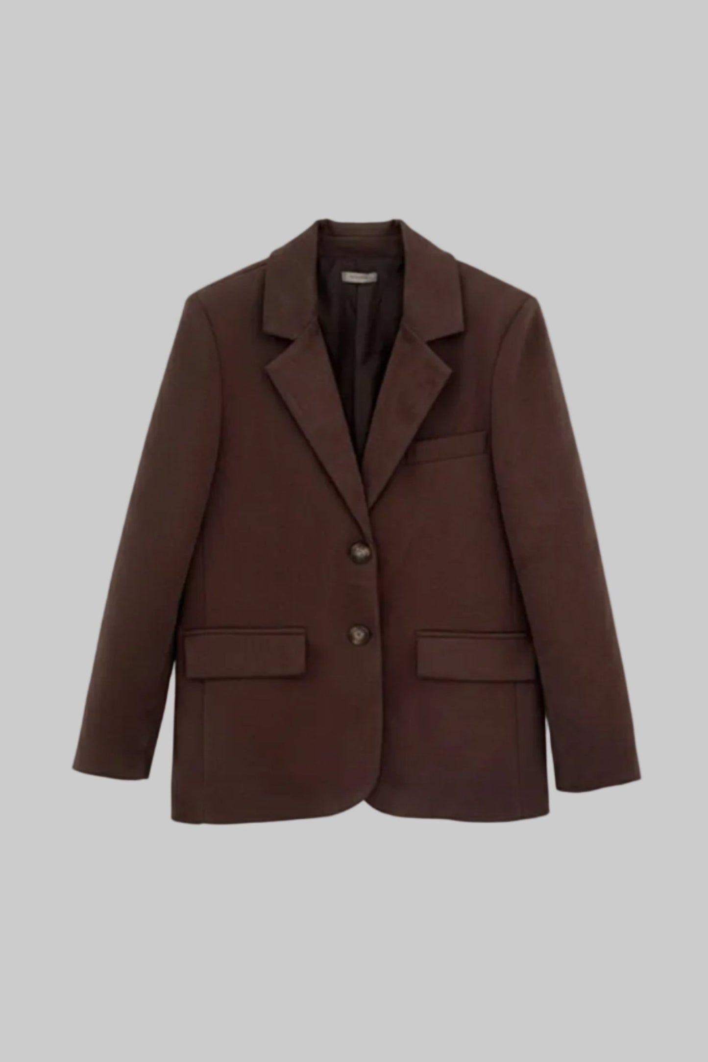 BLAZER EFECTO ANTE MARRÓN