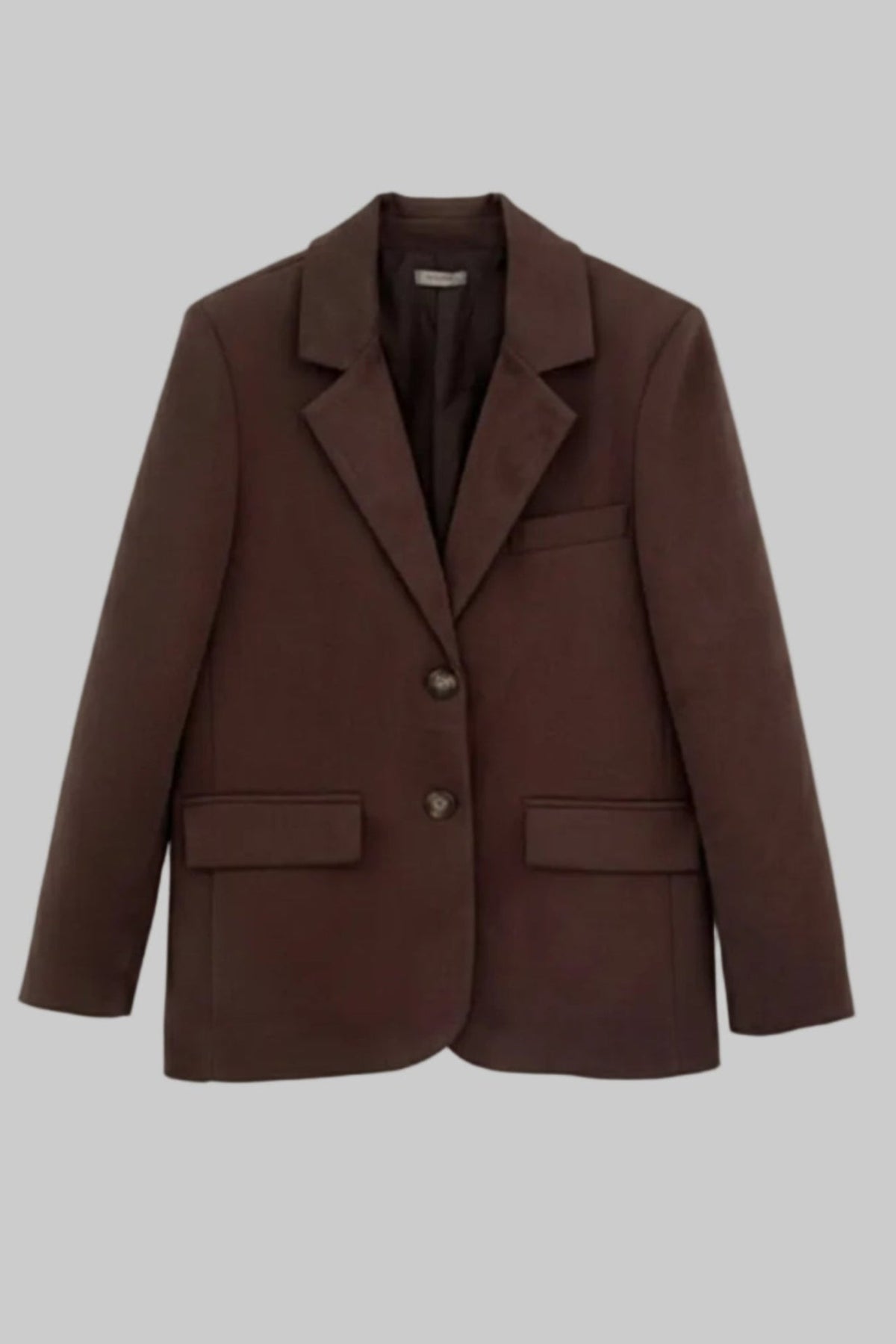 BLAZER EFECTO ANTE MARRÓN