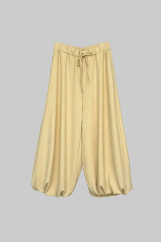 PANTALON GLOBO AMARILLO