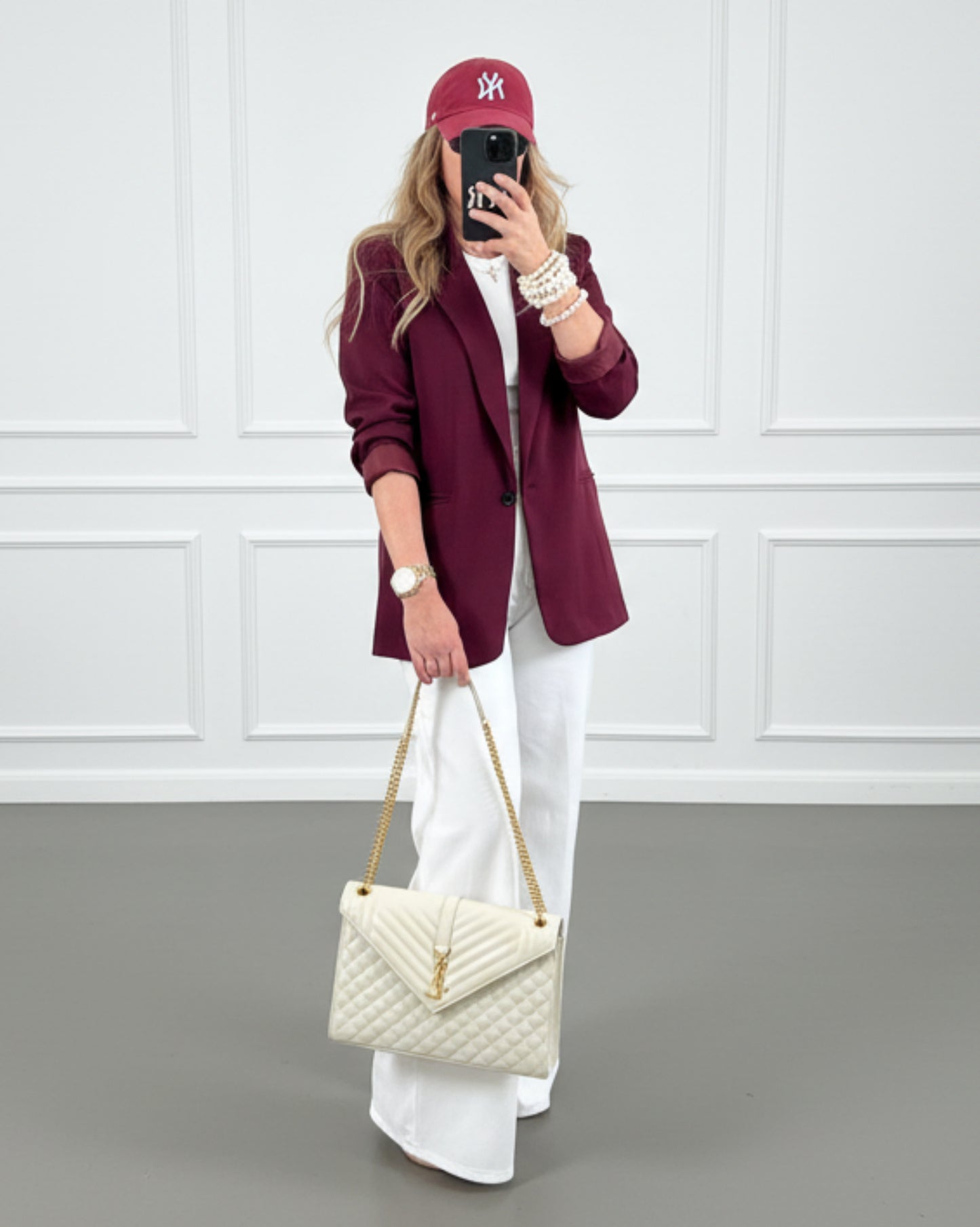 BLAZER BÁSICA BURDEOS