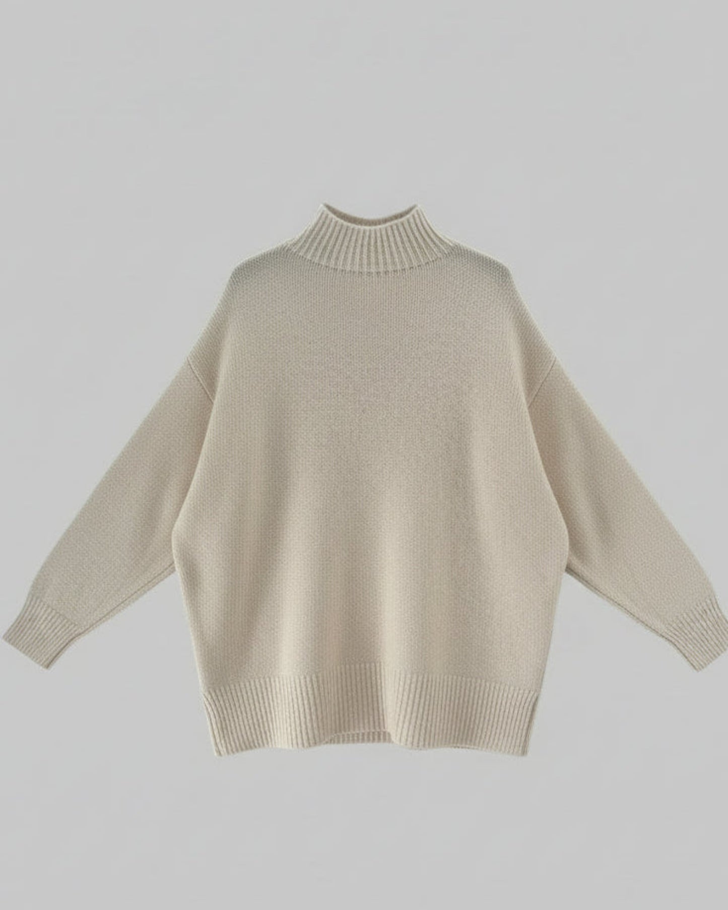 JERSEY PUNTO OVERSIZE BEIGE