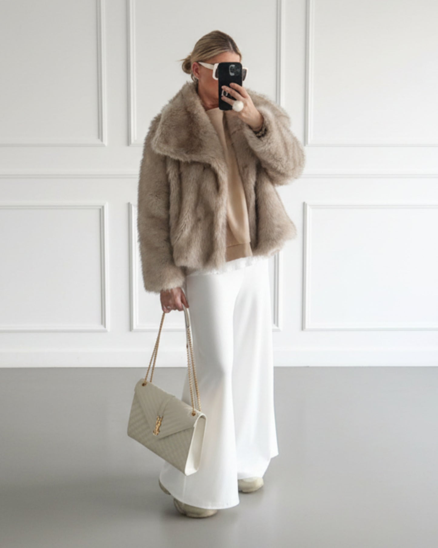 PANTALÓN WIDE LEG BLANCO