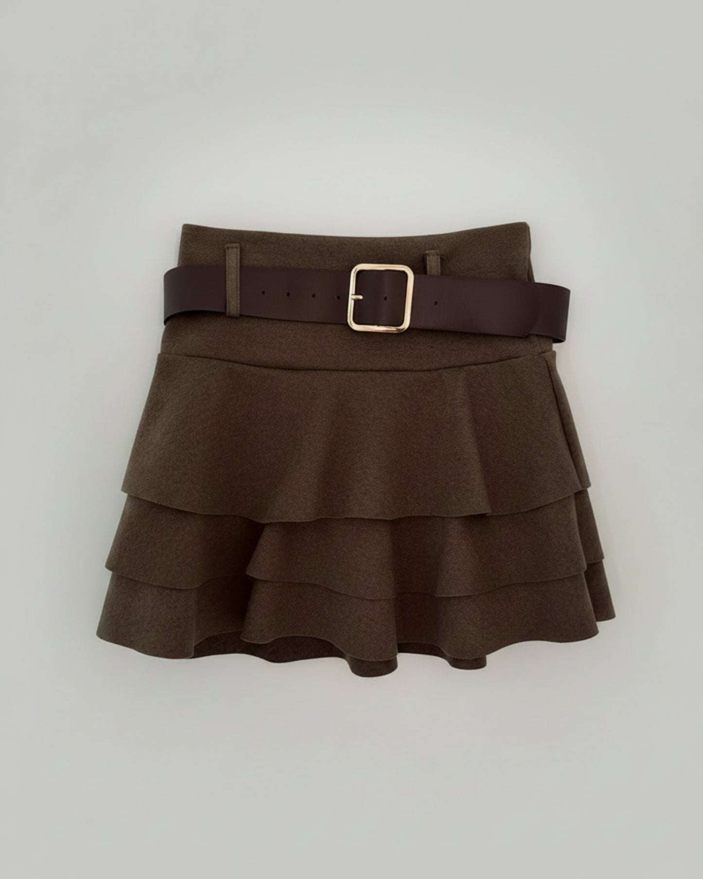 FALDA MINI VOLANTES CINTURÓN