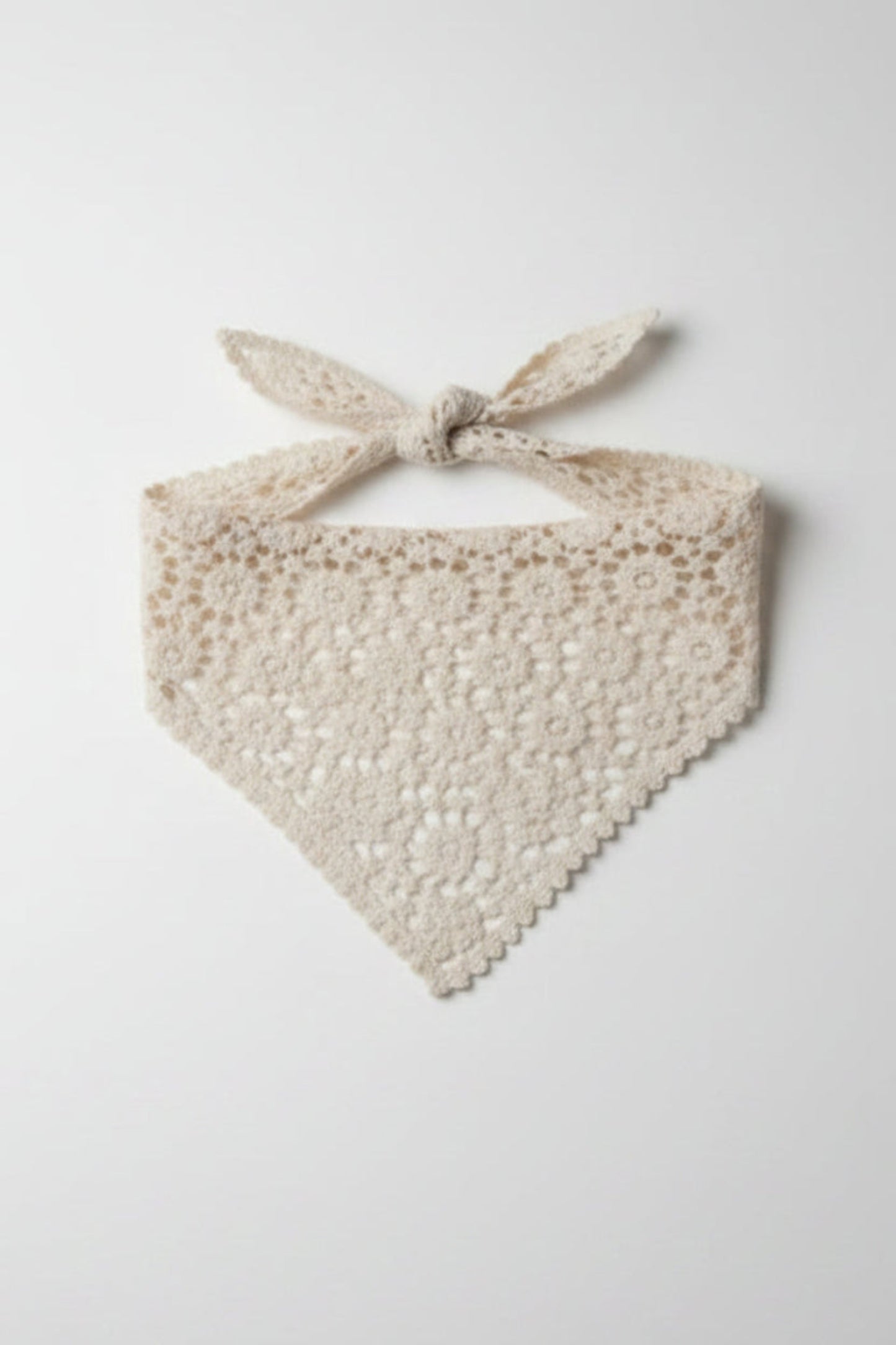 BANDANA CROCHET BEIGE