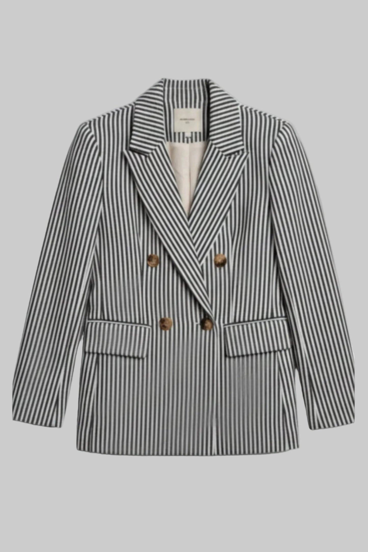BLAZER RAYAS AZUL MARINO