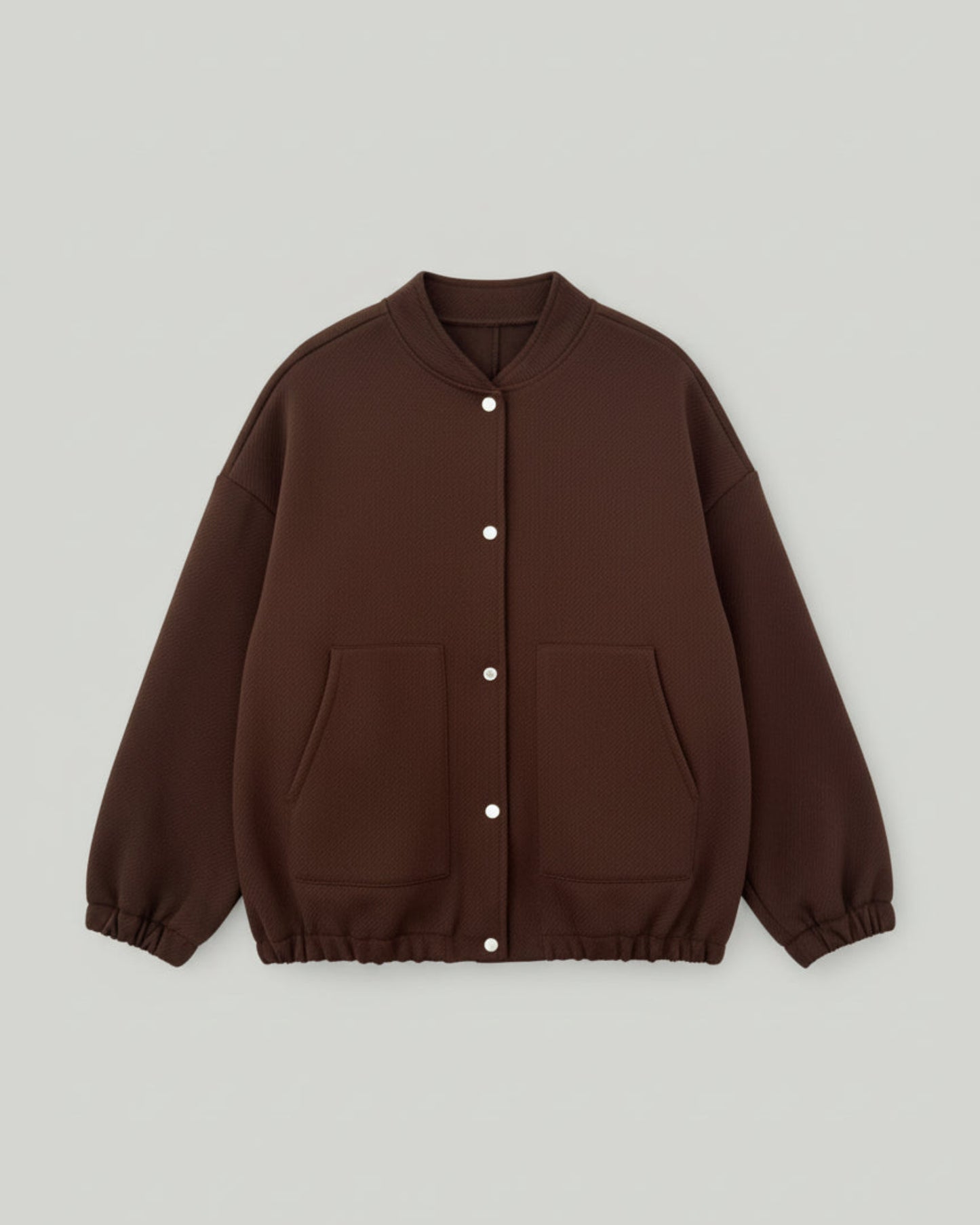 CAZADORA BOMBER OVERSIZE MARRÓN