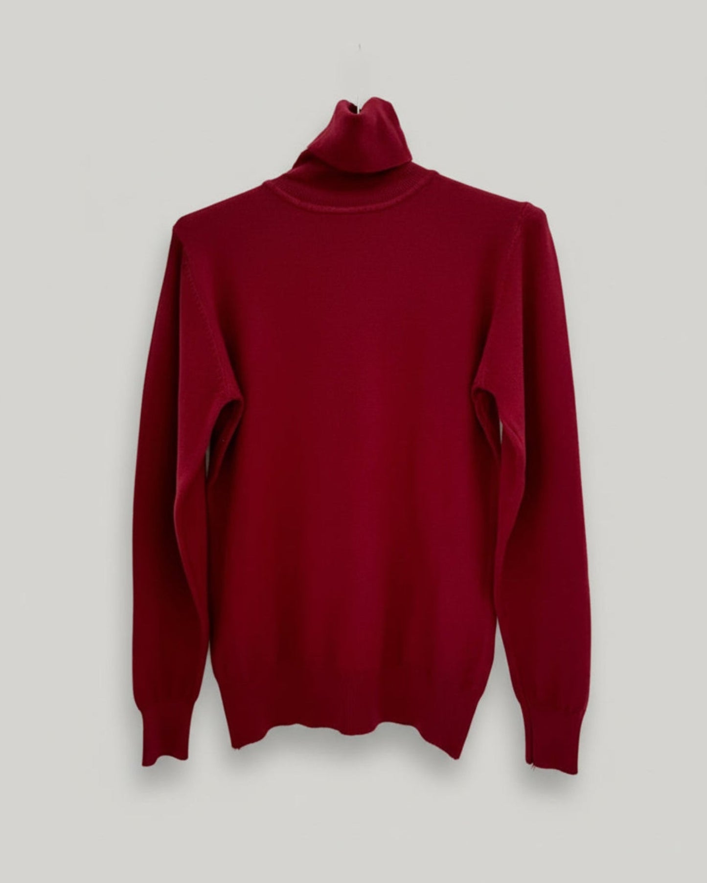 JERSEY PUNTO CUELLO SUBIDO BURDEOS