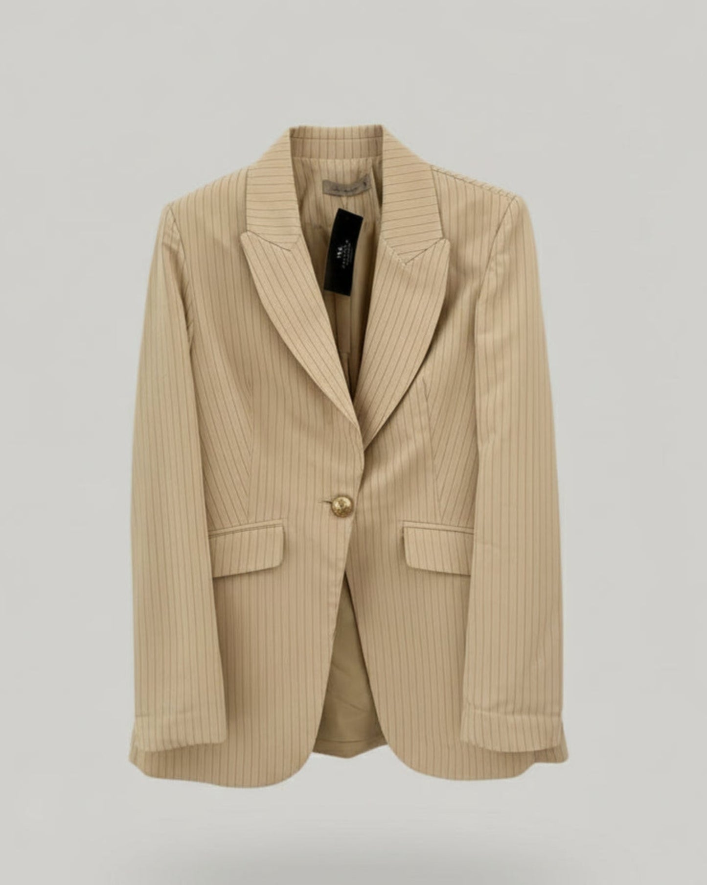 BLAZER RAYAS BEIGE