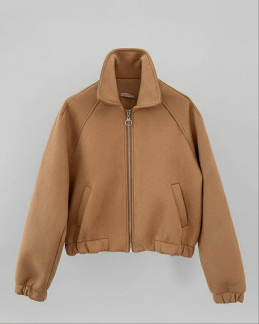 CAZADORA BOMBER EFECTO ANTE