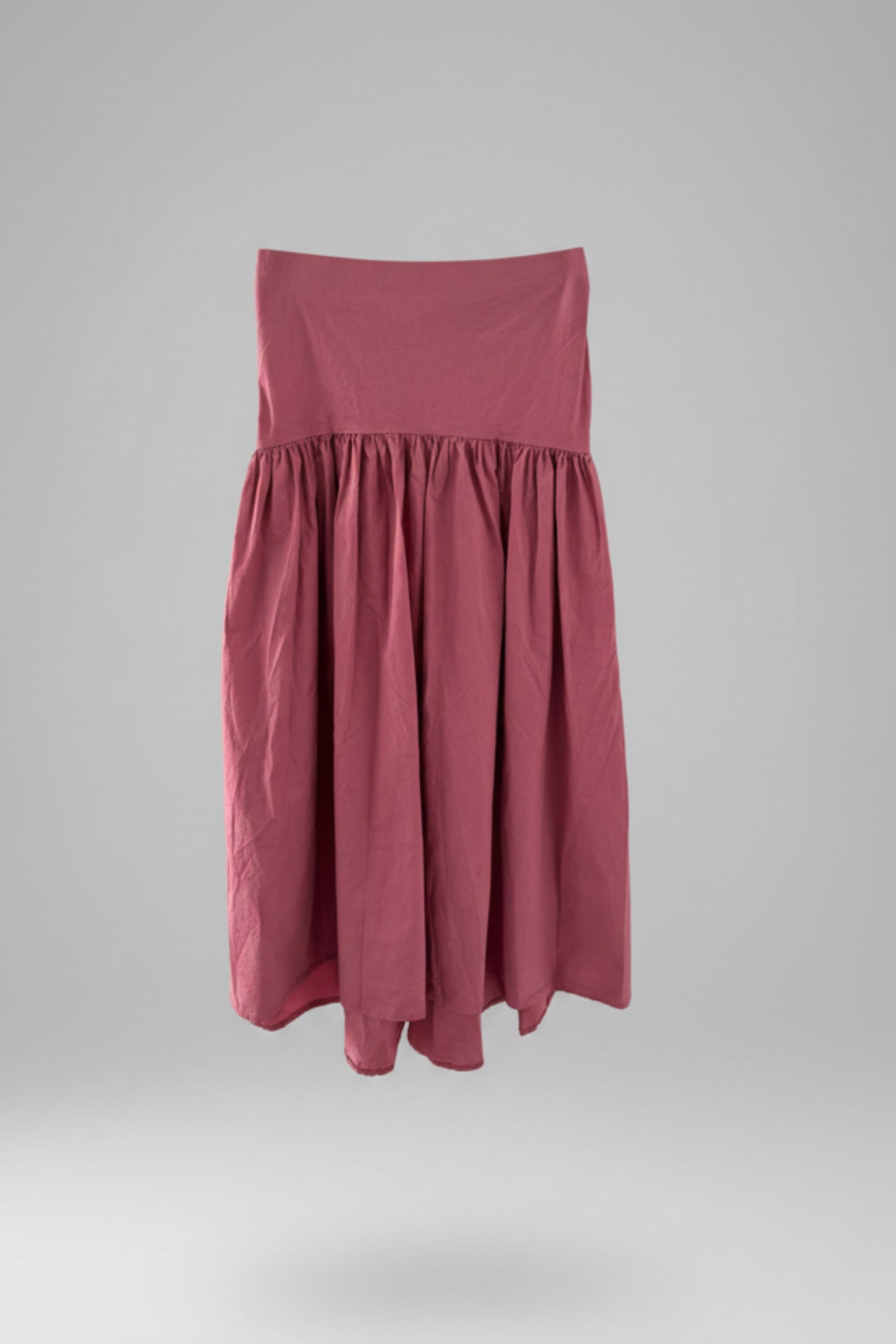 FALDA MIDI ROSA