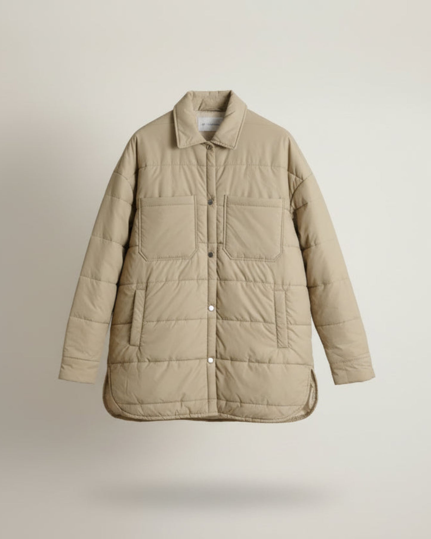 CAZADORA ACOLCHADA BEIGE