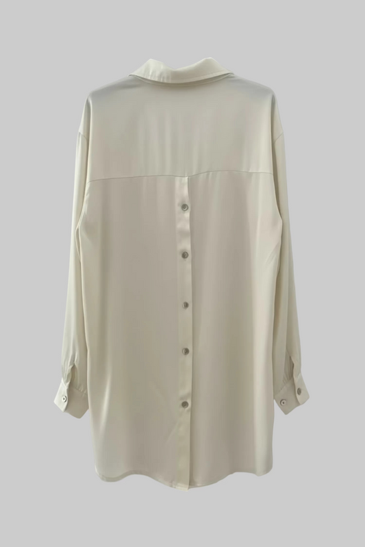 CAMISA SATINADA BEIGE