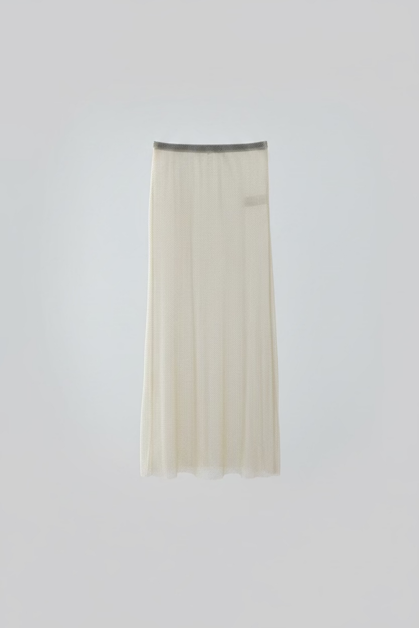 FALDA MALLA BEIGE