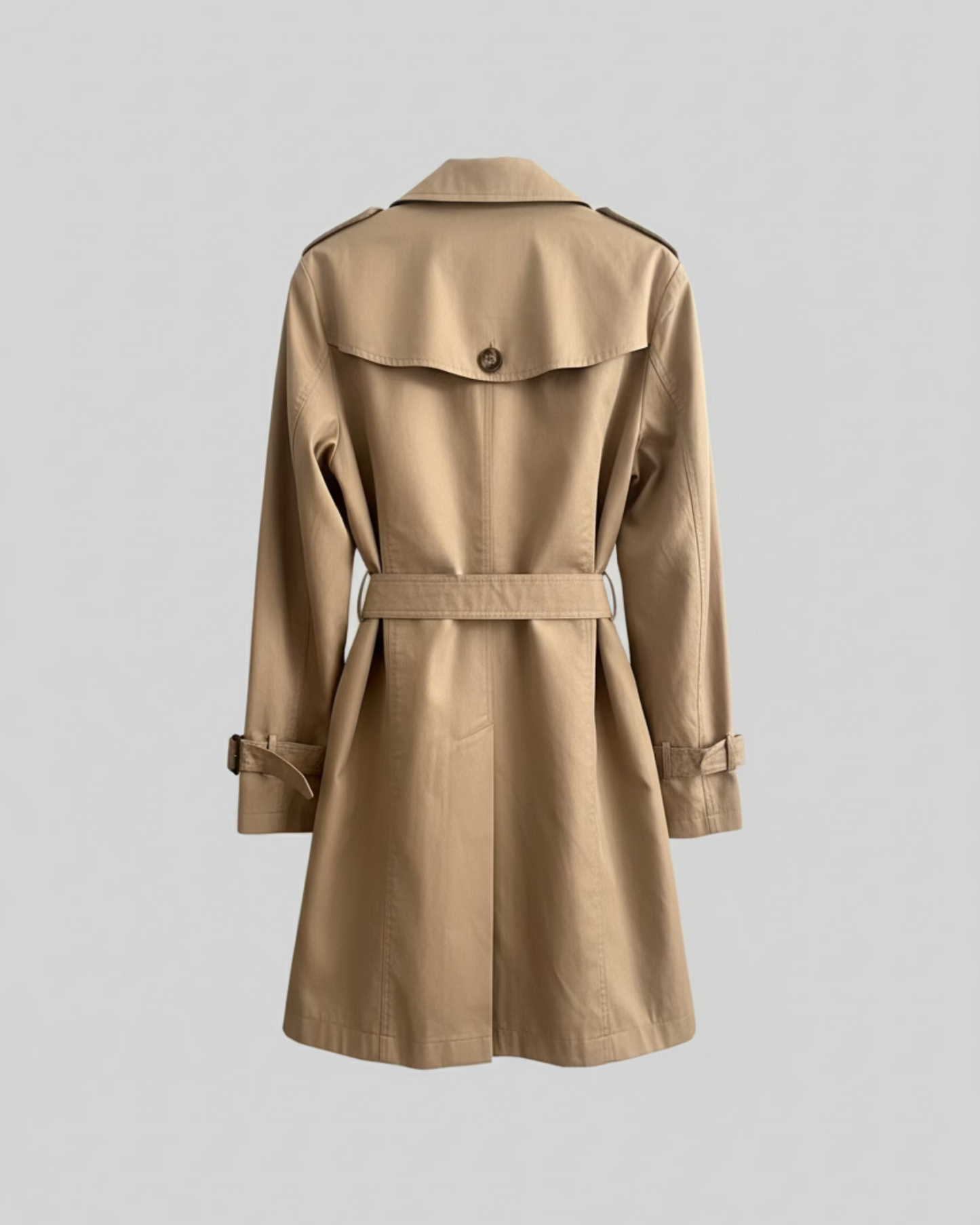 TRENCH CRUZADA BEIGE