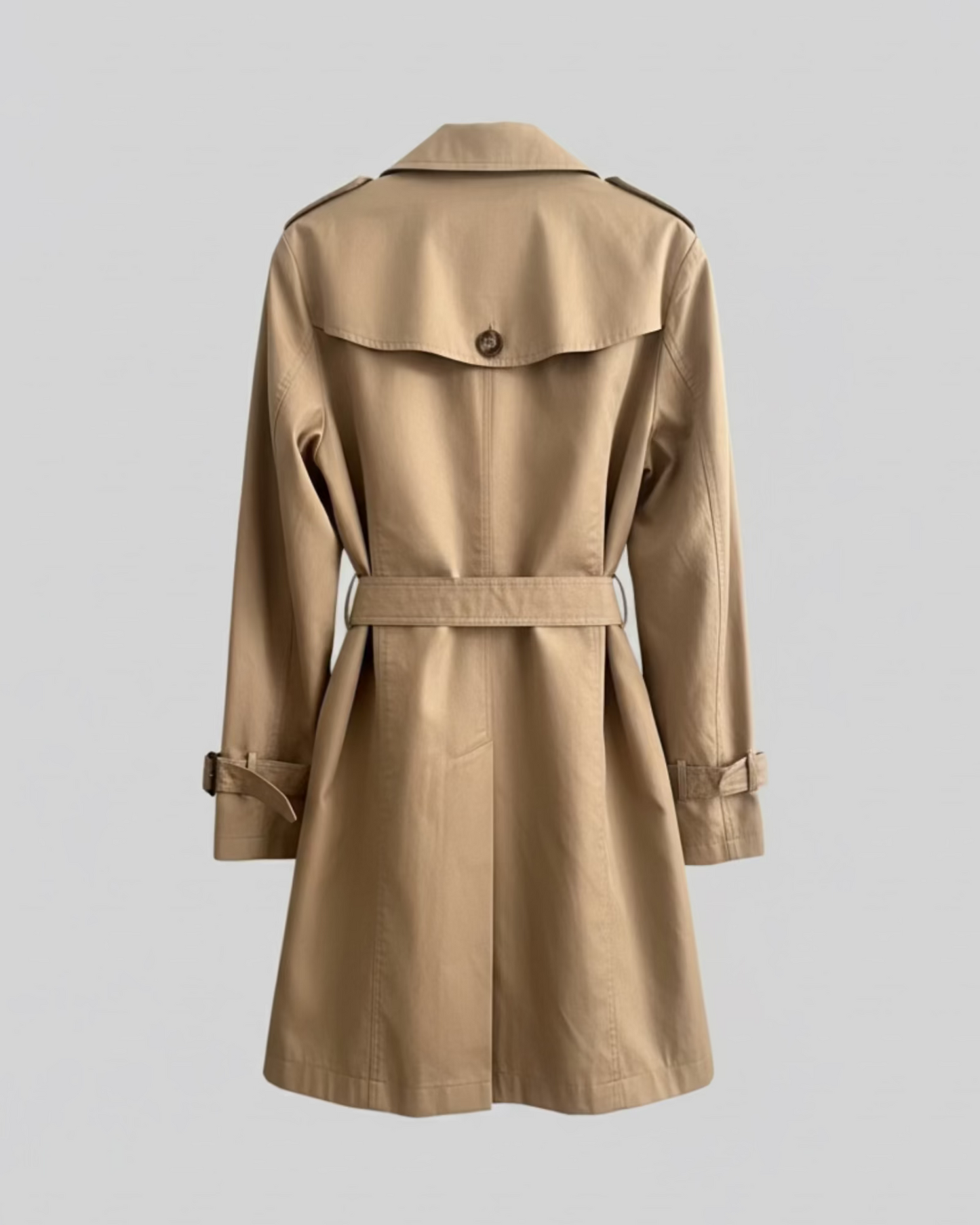 TRENCH CRUZADA BEIGE