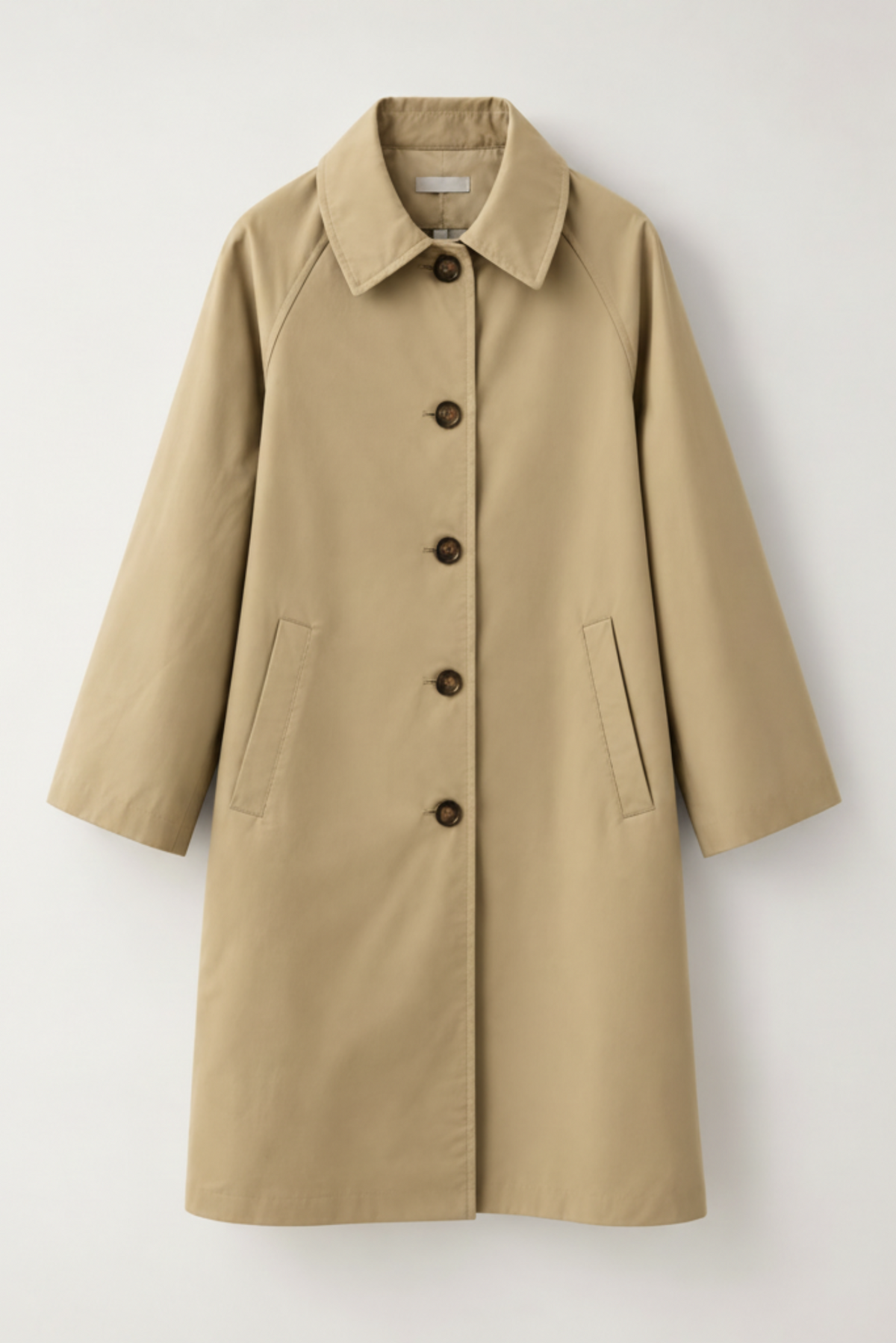 TRENCH LARGO BEIGE