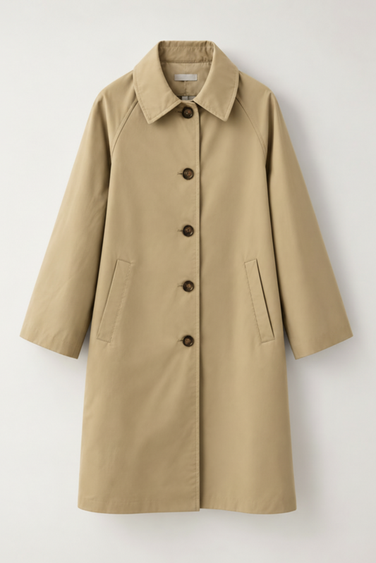 TRENCH LARGO BEIGE