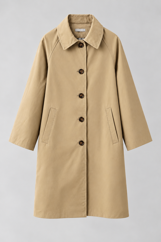 TRENCH LARGO BEIGE