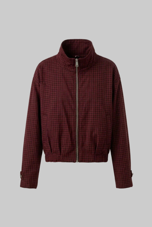 CAZADORA BOMBER CUADROS