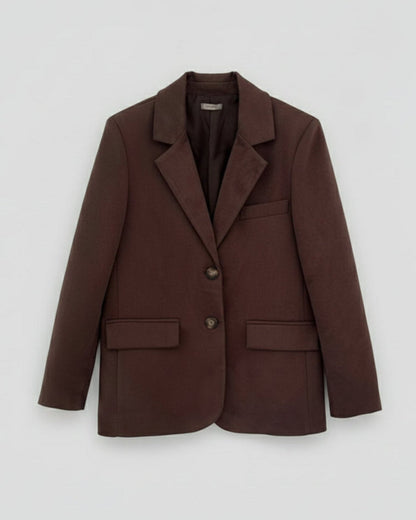 BLAZER EFECTO ANTE MARRÓN