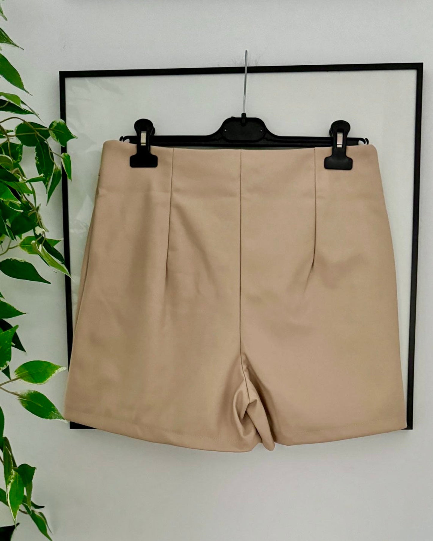 FALDA PANTALÓN EFECTO PIEL