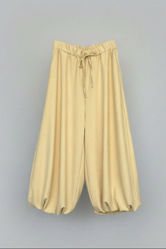 PANTALON BOMBACHO AMARILLO