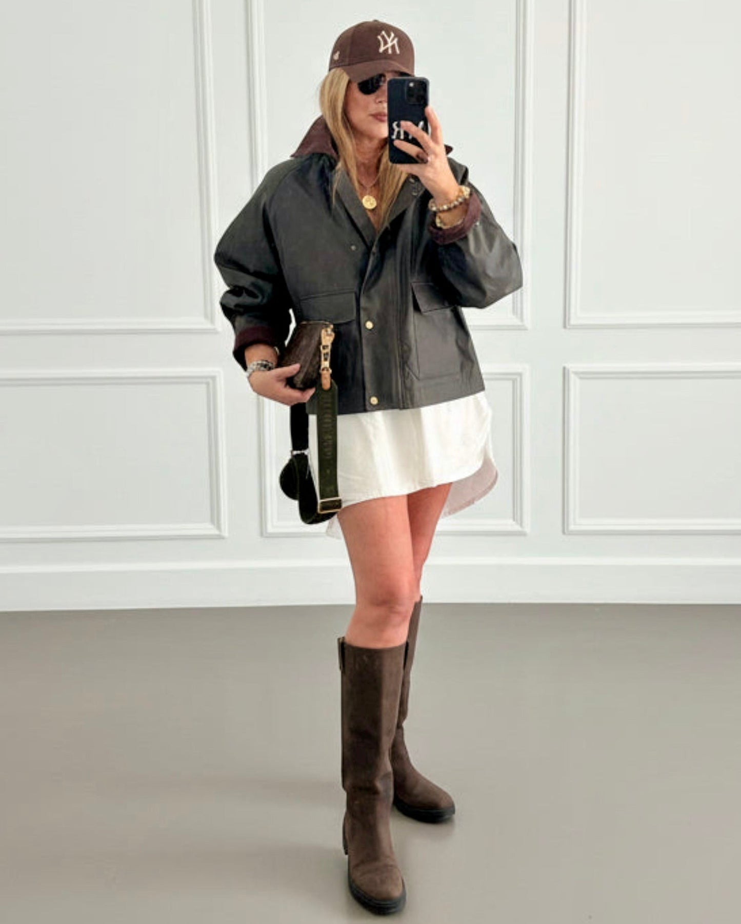 CAZADORA CORTA ENCERADA