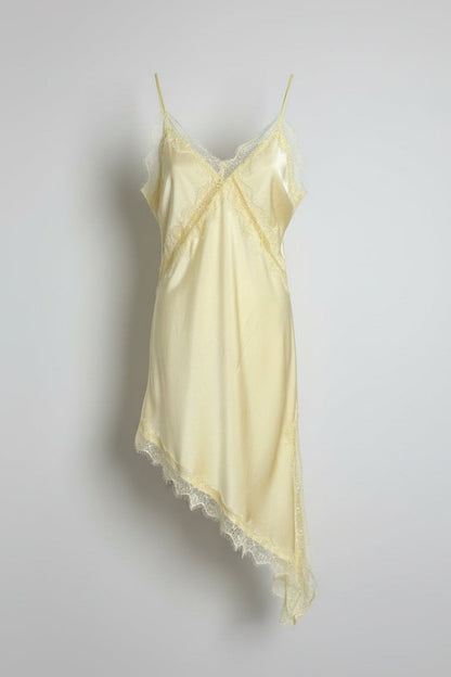 VESTIDO LENCERO AMARILLO