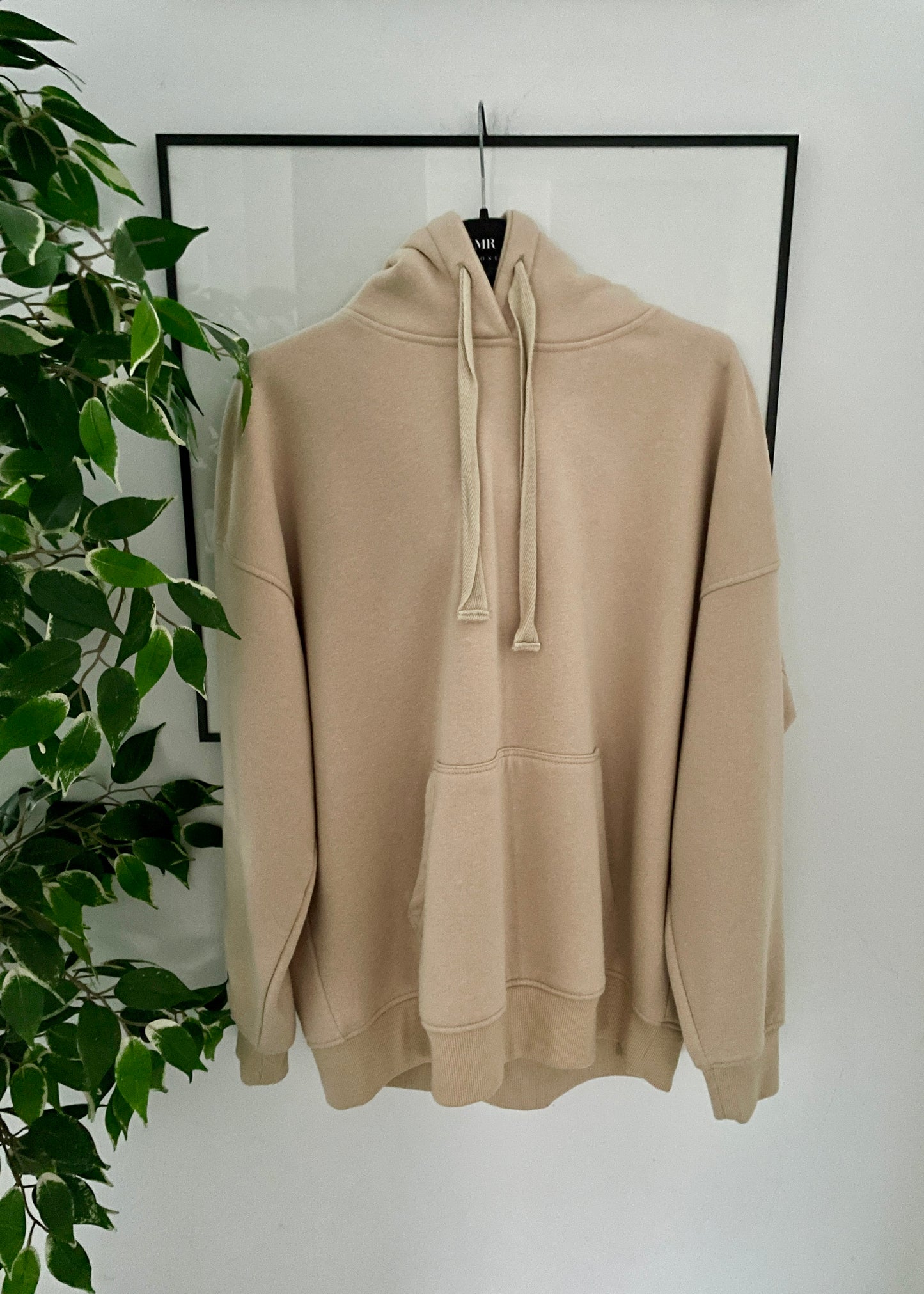 Sudadera Capucha Beige Oscuro