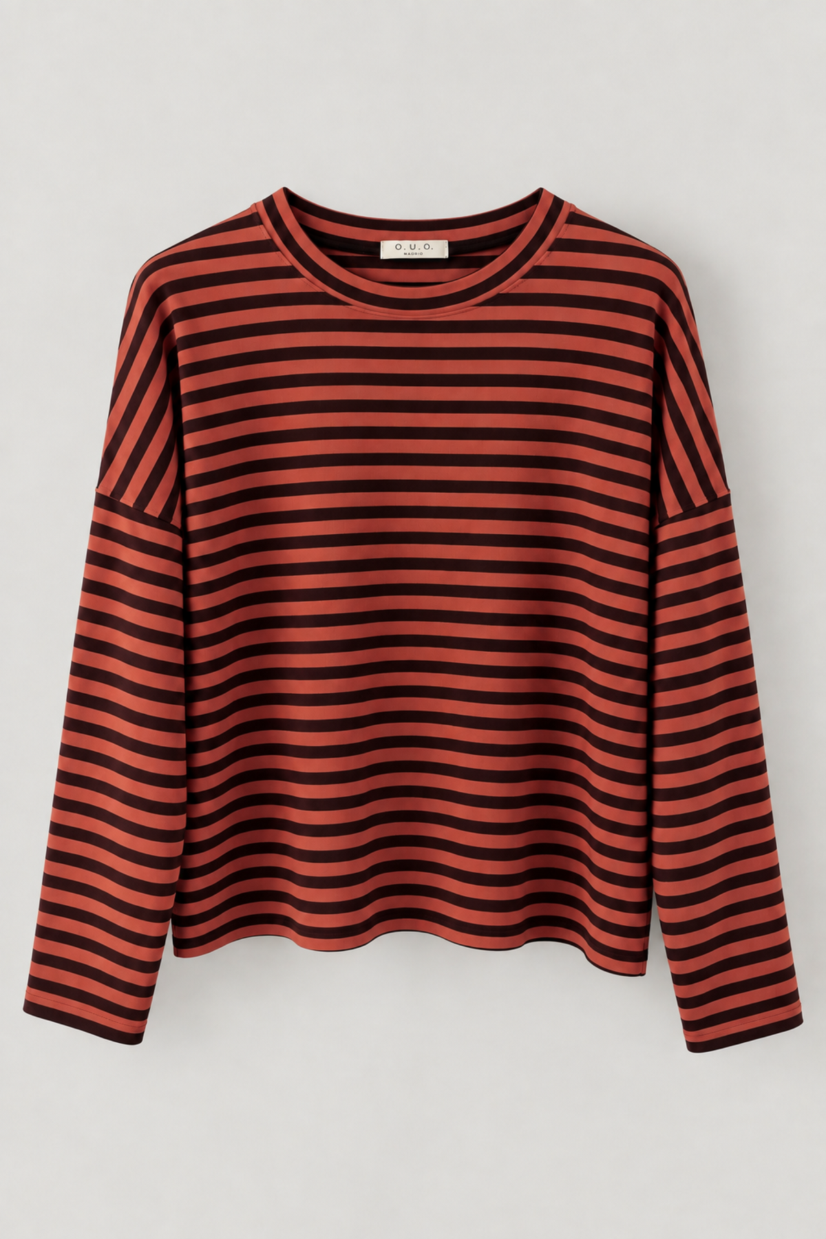 CAMISETA RAYAS NARANJAS