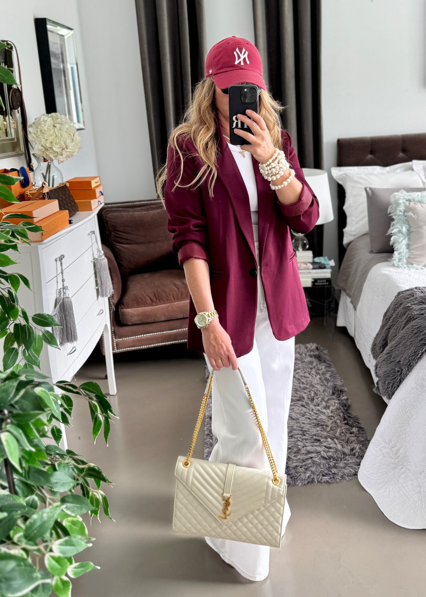 BLAZER BÁSICA BURDEOS