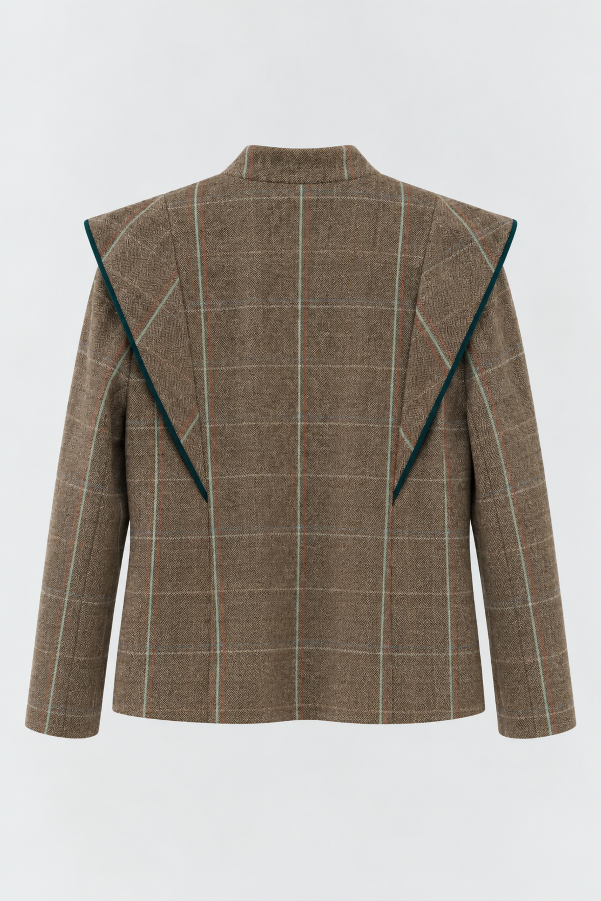 CHAQUETA CUADROS VERDE