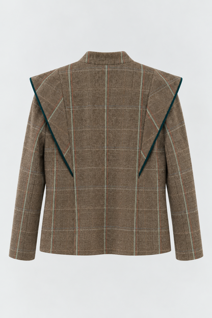 CHAQUETA CUADROS VERDE