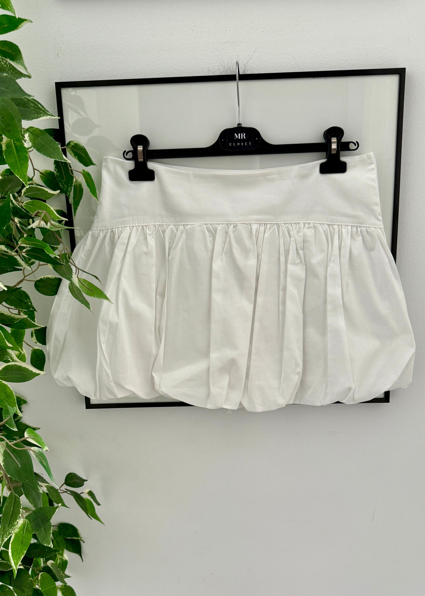 Pantalón Falda Mini Globo Blanca