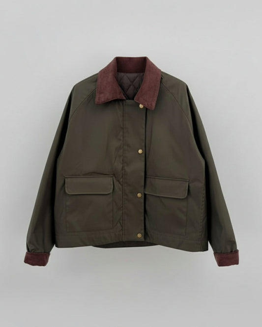 PARKA CORTA ENCERADA