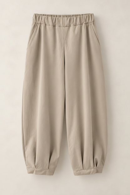 PANTALÓN BOMBACHO BEIGE