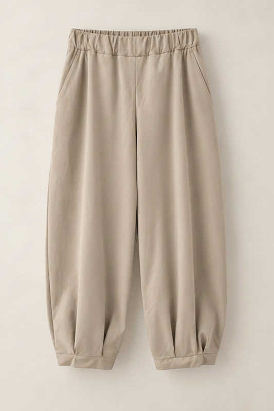 PANTALÓN BOMBACHO BEIGE