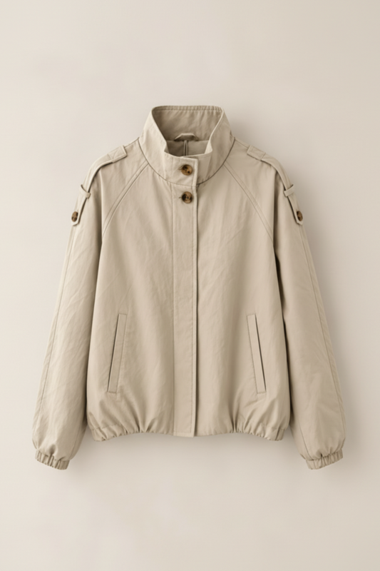 CAZADORA BOMBER EFECTO PIEL