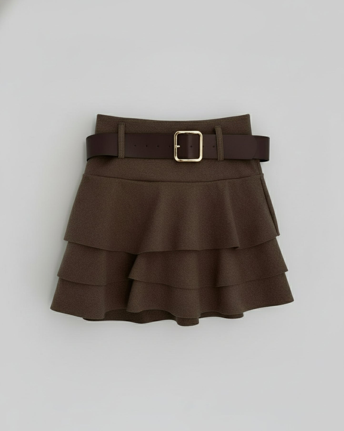 FALDA MINI VOLANTES CINTURÓN