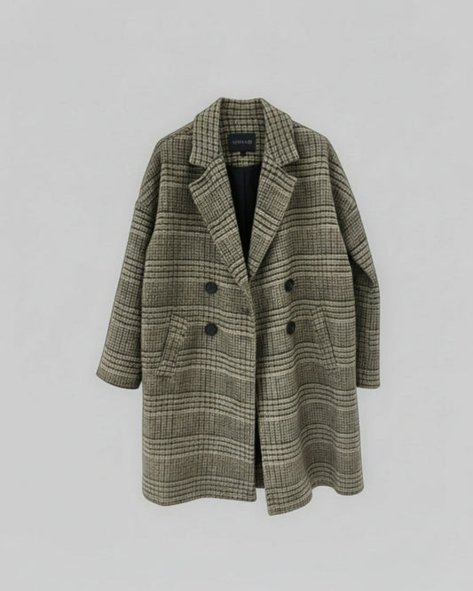 ABRIGO MASCULINO CUADROS