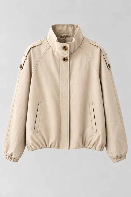 CAZADORA BOMBER EFECTO PIEL
