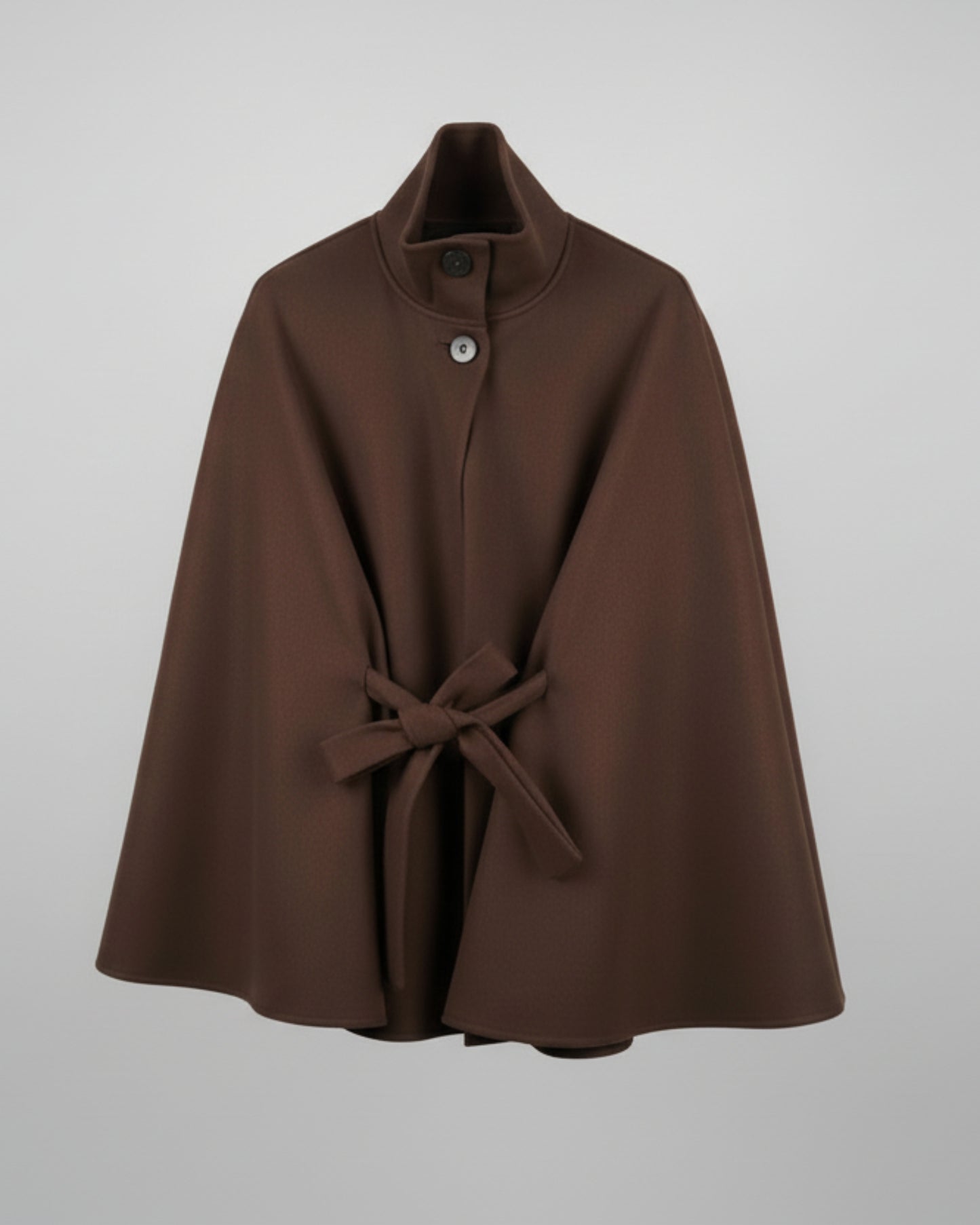 ABRIGO CORTO CAPA CON CINTURÓN