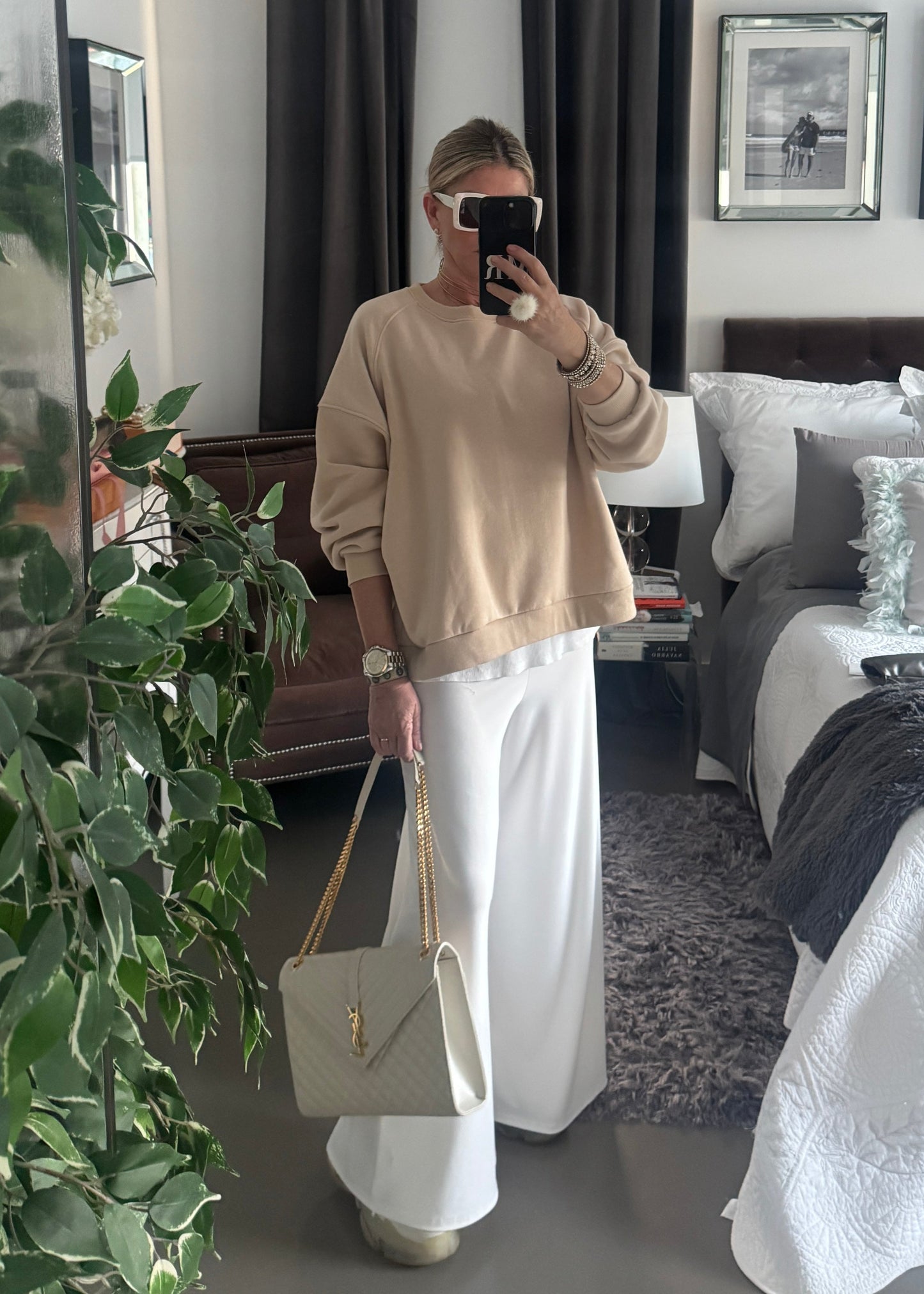 PANTALÓN WIDE LEG BLANCO