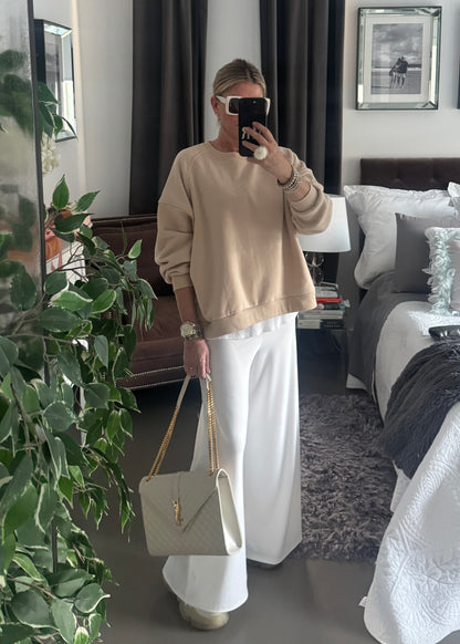 PANTALÓN WIDE LEG BLANCO