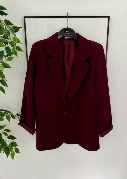 BLAZER BÁSICA BURDEOS