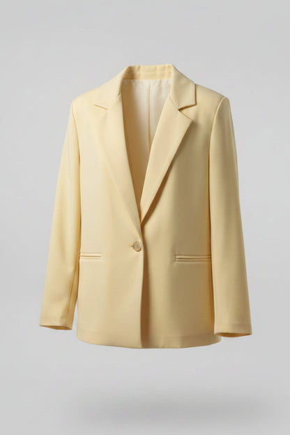 BLAZER RECTA AMARILLA