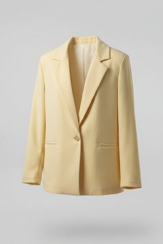 BLAZER RECTA AMARILLA