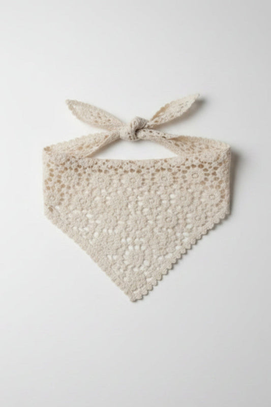 BANDANA CROCHET BEIGE