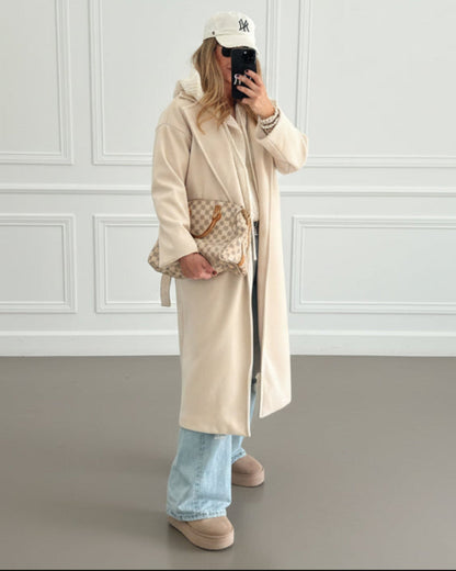 ABRIGO LARGO CINTURÓN